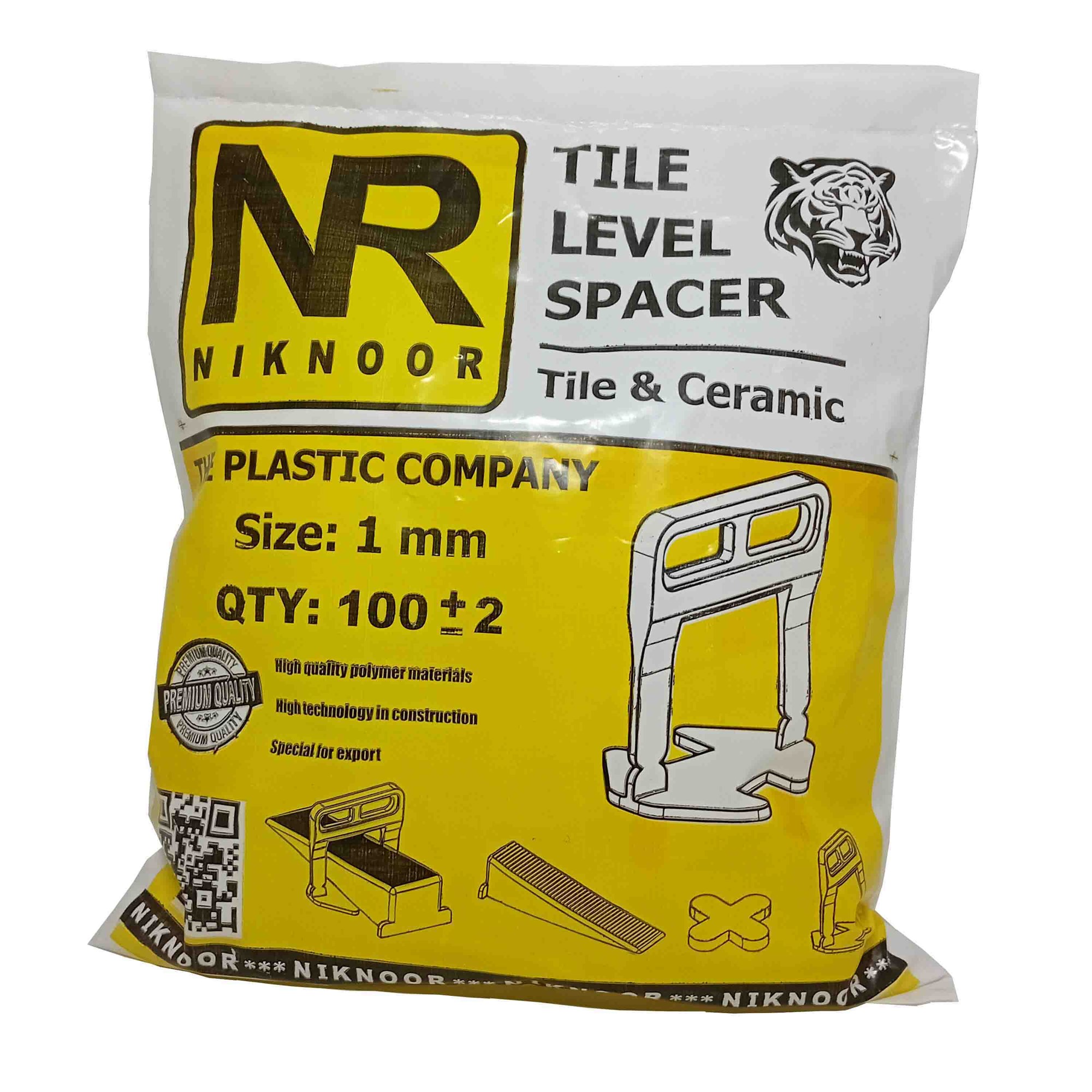 کلیپس کاشی سرامیک - یک بسته 100 عددی